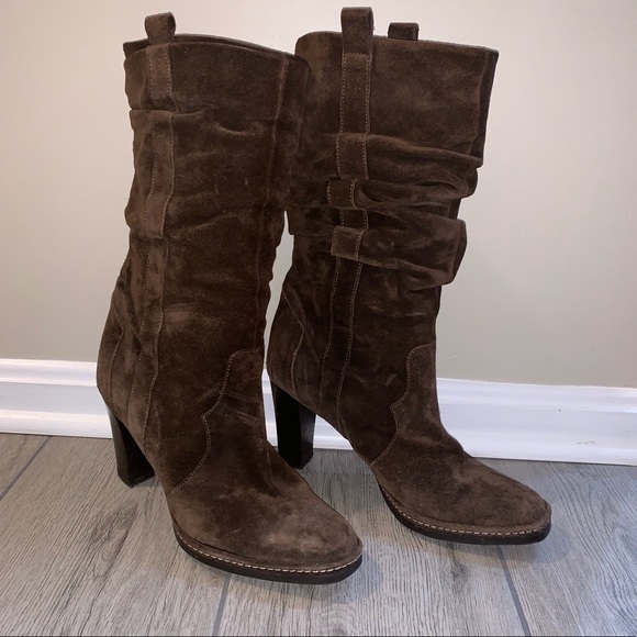 Via Spiga Shoes - Via Spiga Suede Slouch Boots